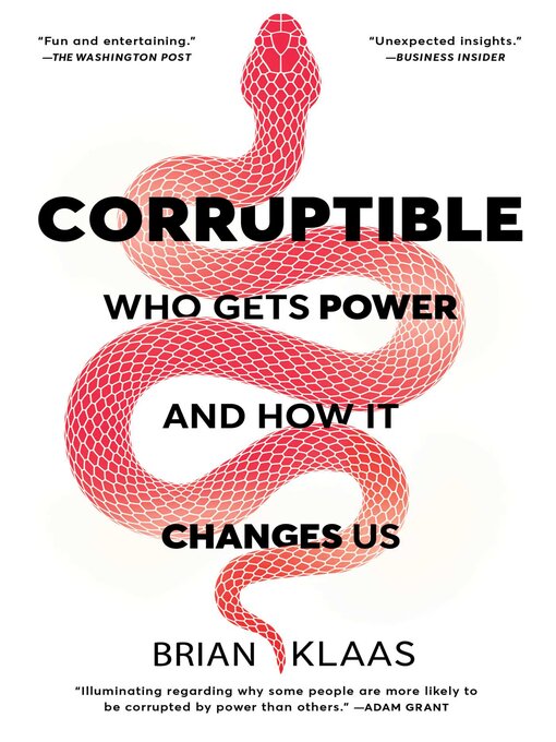 Title details for Corruptible by Brian Klaas - Available